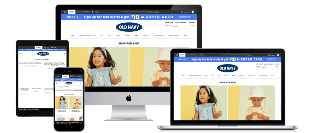 picture of old navy baby website