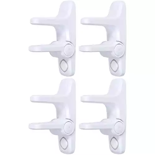 Safety 1st Outsmart Lever Handle Lock - White, 4PK