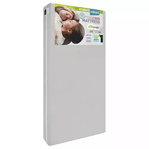 Memory Foam Crib Mattress With Flip Technology - 100% Cotton Cover