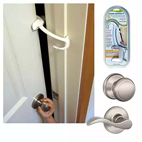 Door Monkey - Child Proof Door Lock & Pinch Guard