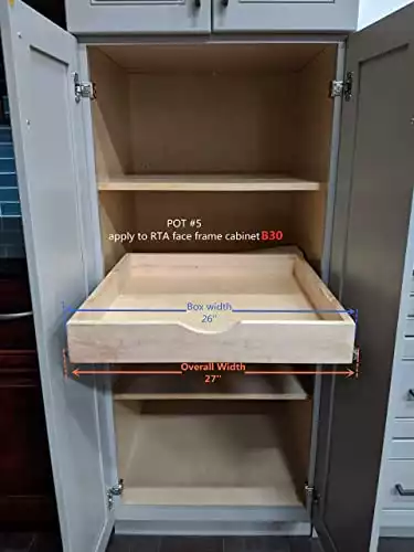 Cabinet Pull-out Shelves With Sliders