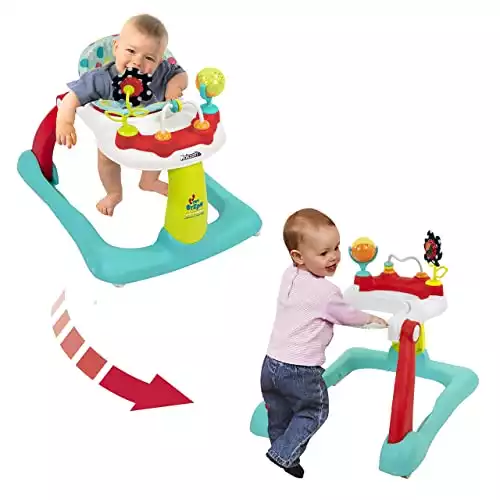 2-in-1 Infant & Baby Activity Walker - Seated or Walk-Behind